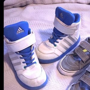 Adidas high top sneakers. Used condition.